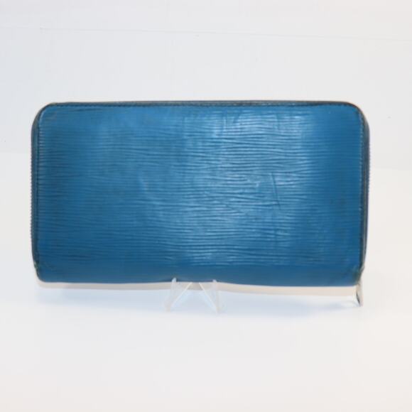 Louis Vuitton Blue Epi Leather Zippy Wallet – Long Style, Wear on Corners - Picture 2 of 8